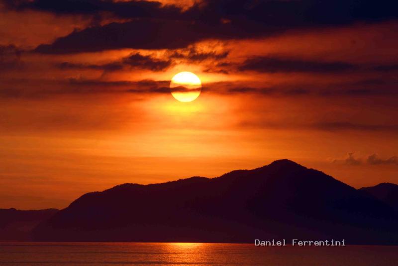 por do sol linda